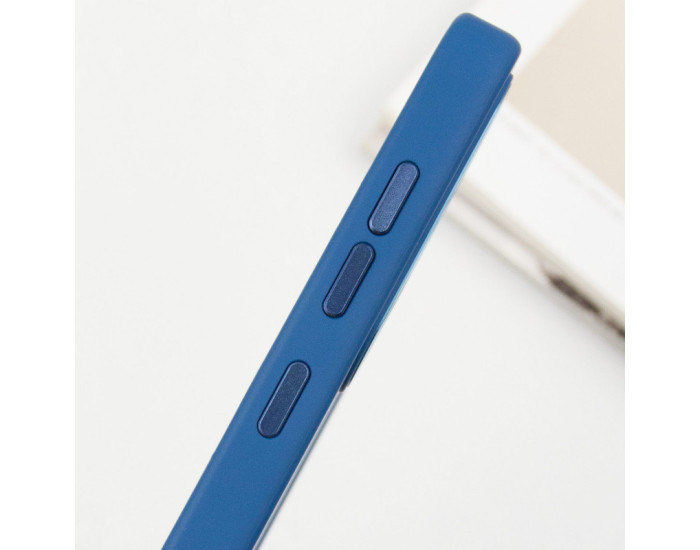 Чехол-силикон Bonbon Metal Style Samsung S23 S911, Denim blue