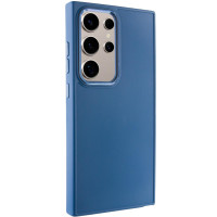 Чехол-силикон Bonbon Metal Style Samsung S23 Ultra S918B, Denim blue