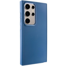 Чехол-силикон Bonbon Metal Style Samsung S23 Ultra S918B, Denim blue
