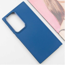 Чехол-силикон Bonbon Metal Style Samsung S23 Ultra S918B, Denim blue