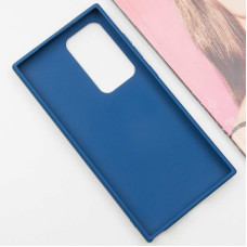 Чехол-силикон Bonbon Metal Style Samsung S23 Ultra S918B, Denim blue
