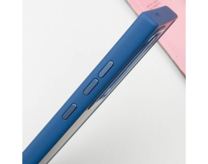 Чехол-силикон Bonbon Metal Style Samsung S23 Ultra S918B, Denim blue