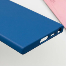 Чехол-силикон Bonbon Metal Style Samsung S23 Ultra S918B, Denim blue