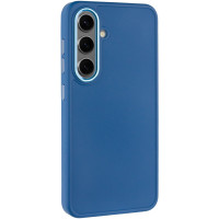 Чехол-силикон Bonbon Metal Style Samsung S24 /S25, Denim blue
