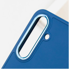 Чехол-силикон Bonbon Metal Style Samsung S24 /S25, Denim blue