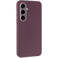Чехол-силикон Bonbon Metal Style Samsung S24 Plus /S25 Plus, Plum