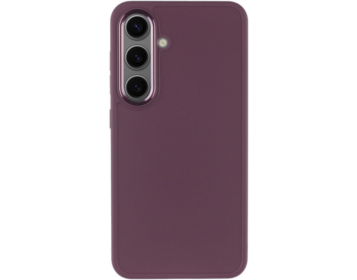 Чехол-силикон Bonbon Metal Style Samsung S24 Plus /S25 Plus, Plum