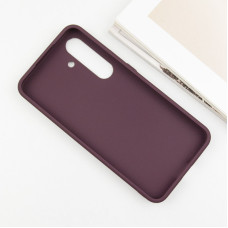 Чехол-силикон Bonbon Metal Style Samsung S24 Plus /S25 Plus, Plum