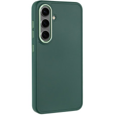 Чехол-силикон Bonbon Metal Style Samsung S24 Plus /S25 Plus, Pine green