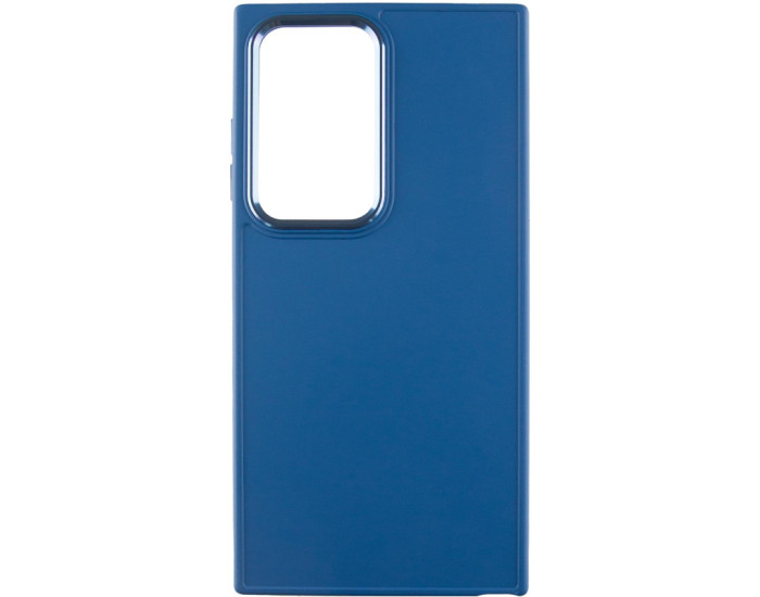 Чехол-силикон Bonbon Metal Style Samsung S24 Ultra, Denim blue