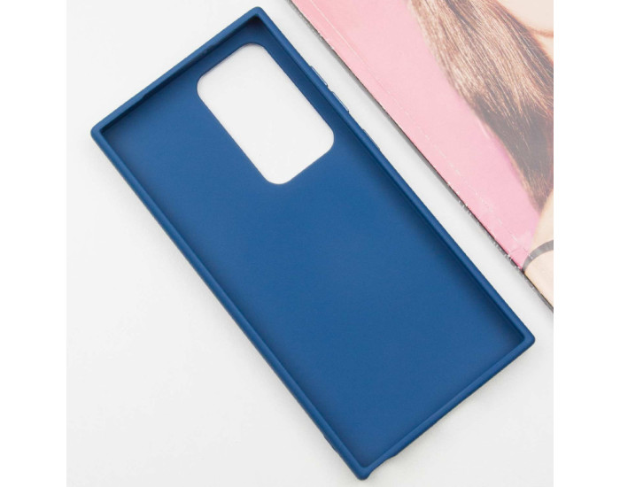 Чехол-силикон Bonbon Metal Style Samsung S24 Ultra, Denim blue