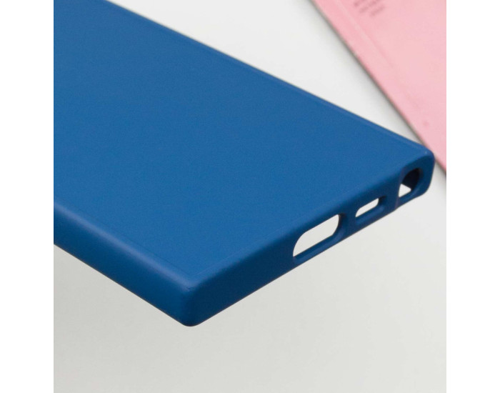 Чехол-силикон Bonbon Metal Style Samsung S24 Ultra, Denim blue