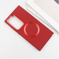 Чехол-силикон Bonbon Metal Style with MagSafe Samsung S24 Ultra, Red