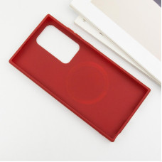 Чехол-силикон Bonbon Metal Style with MagSafe Samsung S24 Ultra, Red