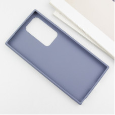 Чехол-силикон Bonbon Metal Style with MagSafe Samsung S24 Ultra ( Серый / Lavander)