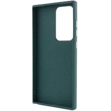 Чехол-силикон Bonbon Metal Style Samsung S24 Ultra, Pine green