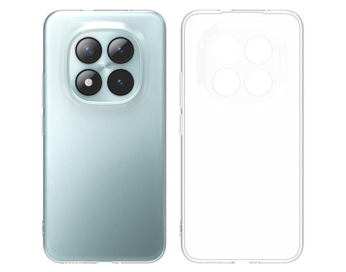 Чехол-силикон Epic Transparent 1,5mm Full Camera Xiaomi Redmi Note 15 Pro Plus 5G, прозрачный