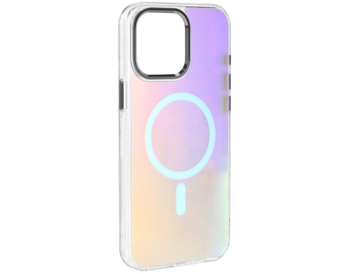 Чохол-силікон TPU Lunar Glow (MagFit) iPhone 14 Pro Max, Titanium Grey