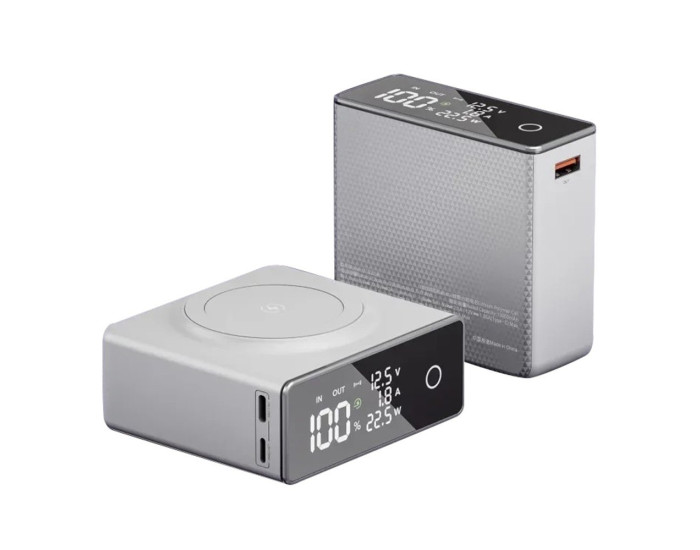Портативна батарея (Power Bank) Q7 MagSafe 22,5W 20 000 mAh, White