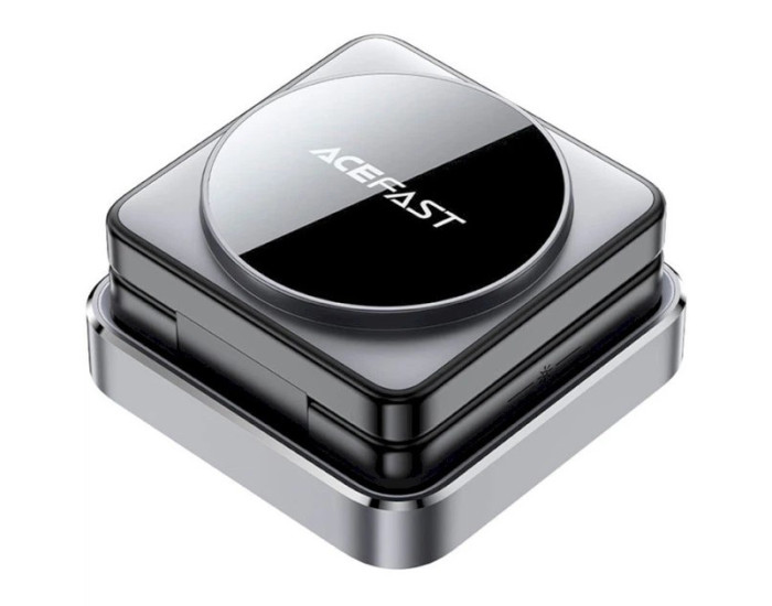Беспроводная зарядка Acefast E20 desktop 3-in-1 wireless charging, серый металлик