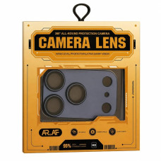 Защитное стекло Camera Full AR+AF на камеру iPhone 17 Pro, серебристое