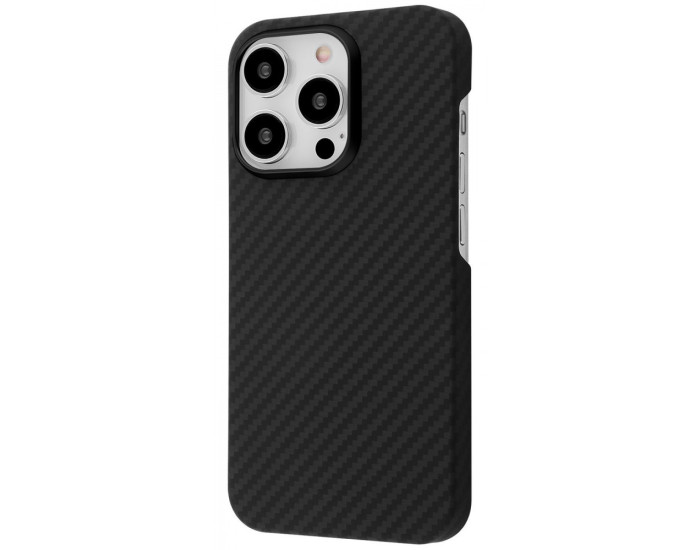 Чехол-силикон Proove Carbon Slim with MagSafe Ring iPhone 13 Pro Max, Black