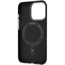 Чехол-силикон Proove Carbon Slim with MagSafe Ring iPhone 13 Pro Max, Black
