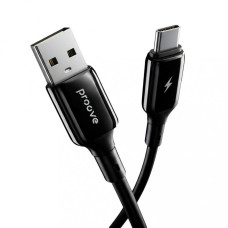 Кабель Proove Flex Metal USB to Type-C (3A/1m) черный
