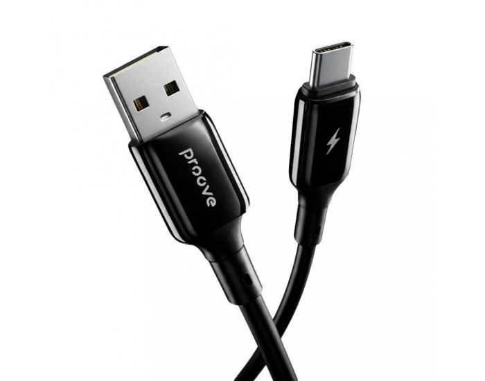 Кабель Proove Flex Metal USB to Type-C (3A/1m) черный