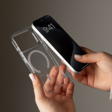 Чехол-силикон Proove Crystal Case with MagSafe Ring iPhone 14 Pro Max, прозрачный