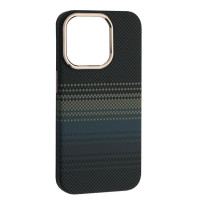 Чехол-силикон Carbon Style (MagSafe) iPhone 15 Pro Max, Moonrise