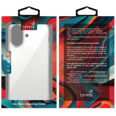 Чехол-силикон Ummi Transparent iPhone 16 Plus, прозрачный