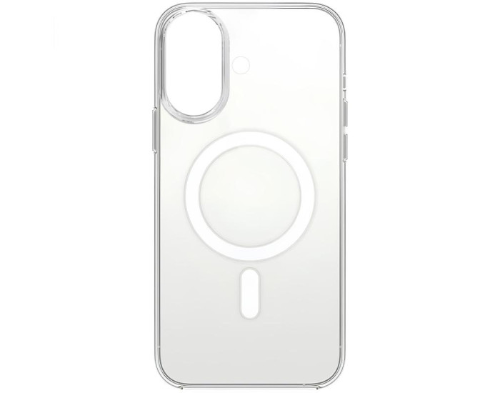 Чехол-силикон Ummi Transparent with MagSafe iPhone 16 Plus, прозрачный