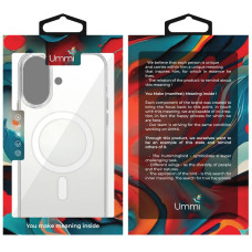 Чехол-силикон Ummi Transparent with MagSafe iPhone 16 Plus, прозрачный