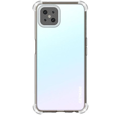 Чохол-силікон Getman Ease logo посилені кути Oppo A92s, Прозорий
