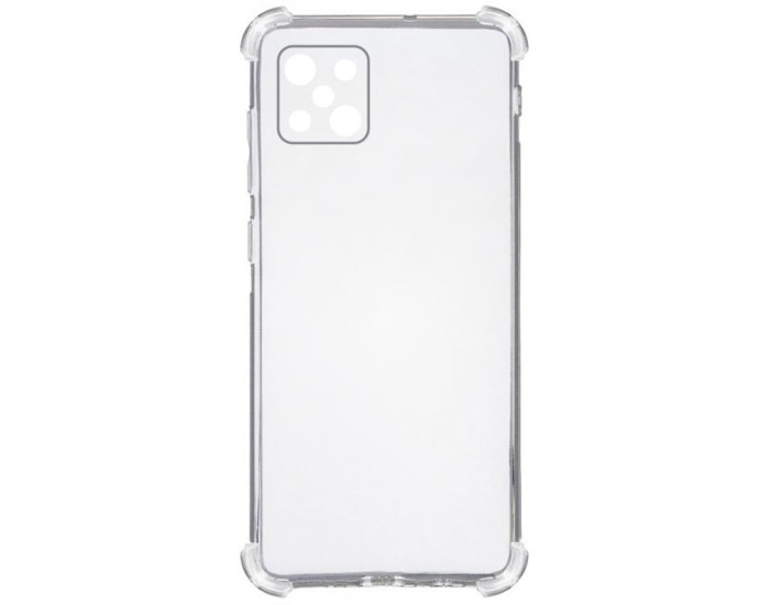 Чохол-силікон Getman Ease logo посилені кути Oppo A92s, Прозорий