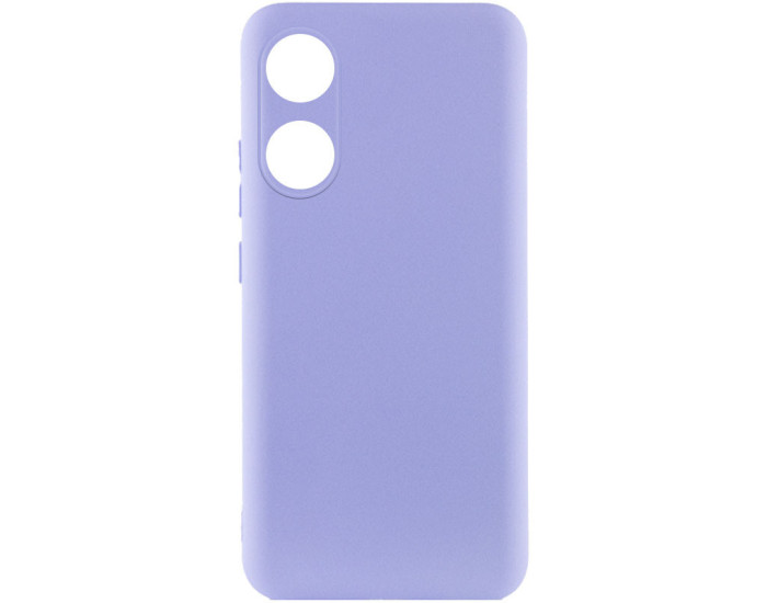 Чохол-силікон Lakshmi Full Camera Oppo A58 4G (Бузковий / Dasheen)