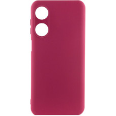 Чехол-силикон Lakshmi Full Camera Oppo A38 /A18 (Бордовый / Marsala)