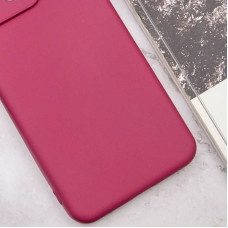 Чехол-силикон Lakshmi Full Camera Oppo A38 /A18 (Бордовый / Marsala)