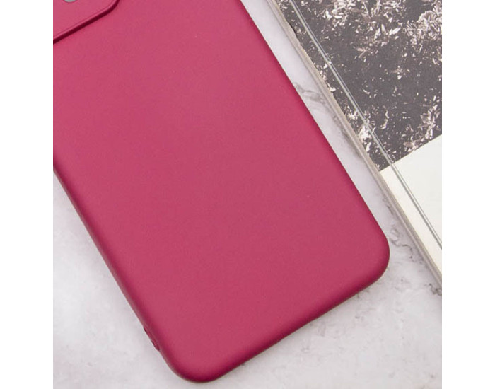 Чохол-силікон Lakshmi Full Camera Oppo A38 / A18 (Бордовий / Marsala)