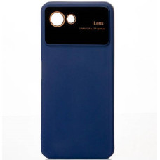 Чехол-силикон CAMERA PROTECTION Realme C30S, темно-синий