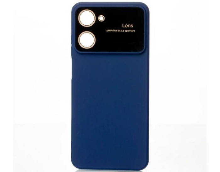 Чехол-силикон CAMERA PROTECTION Realme C33, темно-синий