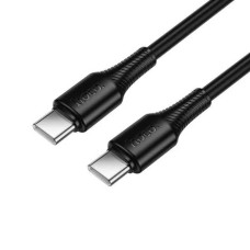 Кабель USB-C Hoco X120 Beneficio charging Type-C to Type-C (60W/1m) белый