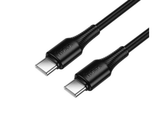 Кабель USB-C Hoco X120 Beneficio charging Type-C to Type-C (60W/1m) белый