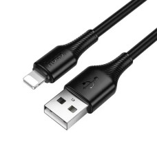 Кабель USB Hoco X120 Beneficio charging USB to Lightning (2,4A/1m) черный