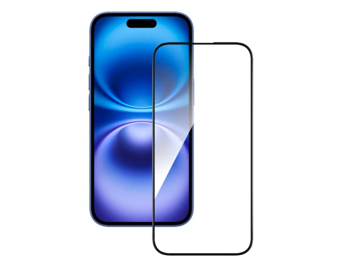 Защитное стекло ULTRA THIN FRAME iPhone 16 /15, Black