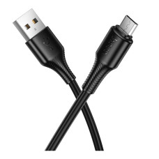 Кабель USB Hoco X120 Beneficio charging USB to Micro (2.4A/1m) черный