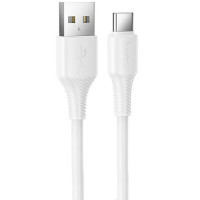 Кабель USB Hoco X120 Beneficio charging USB to Type-C (3A/1m) белый