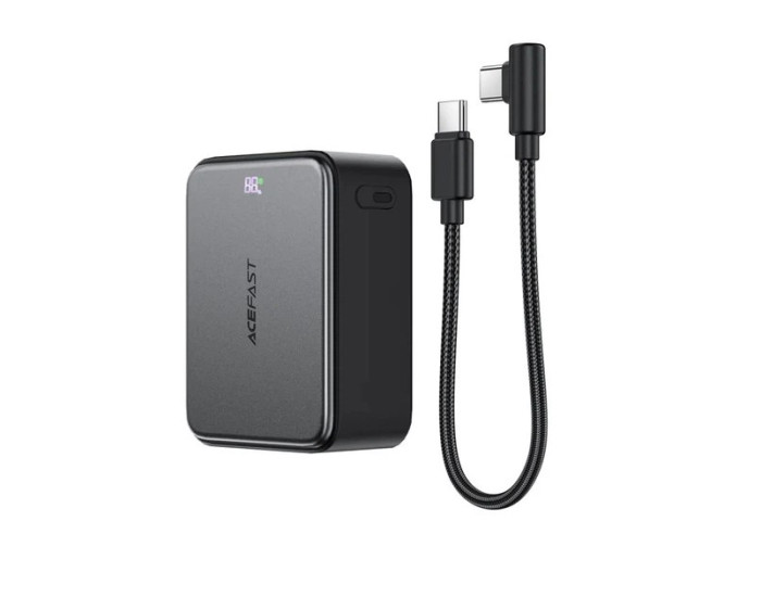 Портативная батарея (Power Bank) Acefast M28 22.5W with cable Type-C 10 000 mAh, черная