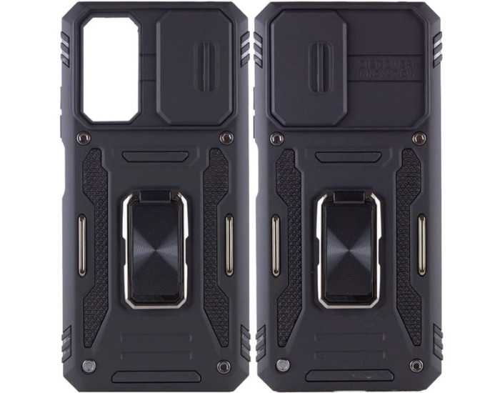 Чехол-Ударопрочный Camshield Army Ring Xiaomi Redmi Note 11 Pro 4G/5G /Note 12 Pro 4G /Note 11E Pro /Note 11 Pro Plus, Black